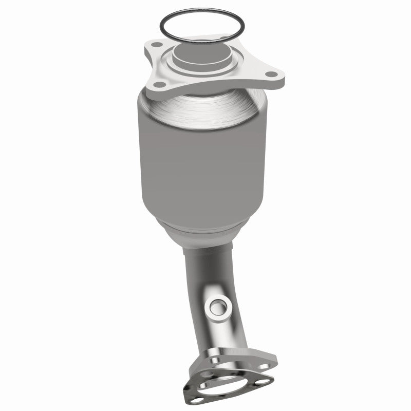 MagnaFlow 5481322 carb direct-fit catalytic converter, opposite side view of the turntable spin