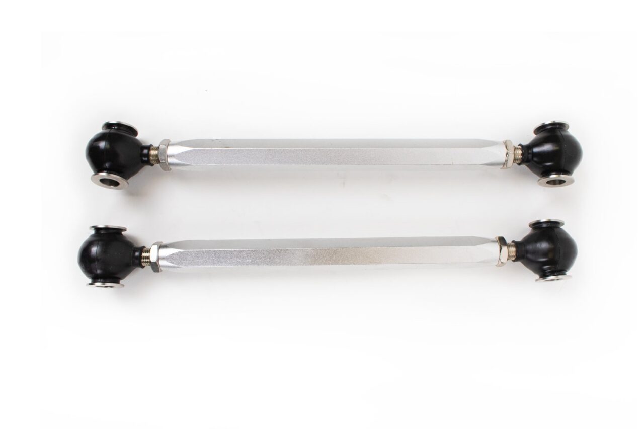 Single adjustable rear link with Heim ends - 4-Link Rear Suspension Upgrade for the 1990-2002 SL 320 / SL 500 / SL 600