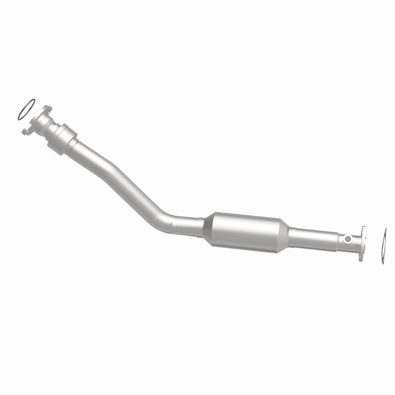 MagnaFlow 4561996 carb direct-fit catalytic converter, side view of the turntable spin