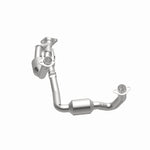 MagnaFlow 4651709 carb direct-fit catalytic converter, opposite side view of the turntable spin