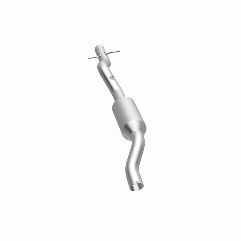 MagnaFlow 4451637 carb direct-fit catalytic converter, opposite side view of the turntable spin