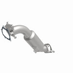 MagnaFlow 5481416 carb direct-fit catalytic converter, front three-quarter view of the turntable spin