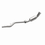 MagnaFlow 5461140 carb direct-fit catalytic converter, opposite side view of the turntable spin