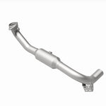 MagnaFlow 4651507 carb direct-fit catalytic converter, rear view of the turntable spin