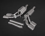 Capristo ECE valved dual mufflers with polished oval tips for Mercedes-AMG G63