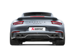 Akrapovic Porsche 911 Turbo/Turbo S (991.2) Slip-On Line (Titanium) (Requires Tips/Diffuser) S-PO/TI/6H for Porsche 911 Turbo/Turbo S 991.2 2017-2019, detail view