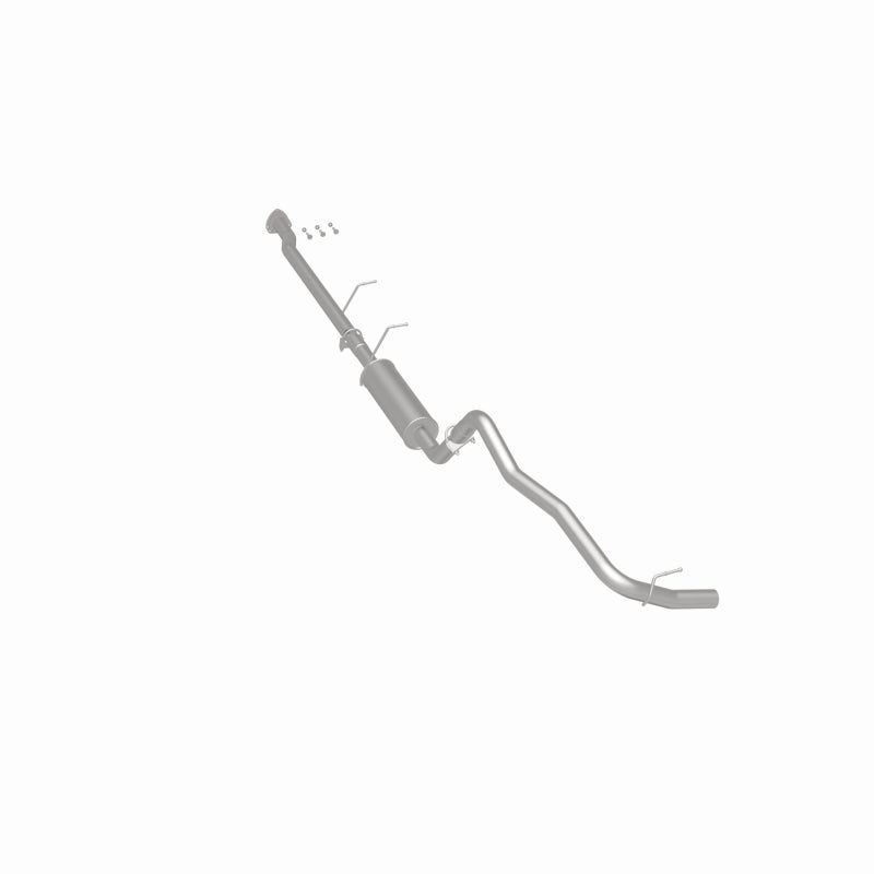 BRExhaust 106-0650 direct-fit exhaust kit, rear three-quarter view of the turntable spin