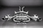 Capristo valved exhaust for Mercedes-AMG GT R, polished muffler and twin tips