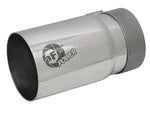 aFe MACH Force-Xp Universal Exhaust Tip 3-1/2 IN Inlet x 4 IN Outlet x 7 IN Polished Right Side Exit