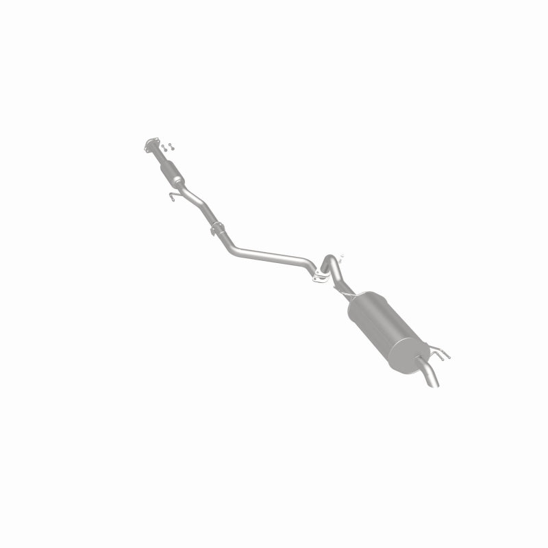 BRExhaust 106-0856 direct-fit exhaust kit, rear three-quarter view of the turntable spin