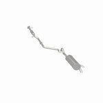 BRExhaust 106-0856 direct-fit exhaust kit, rear three-quarter view of the turntable spin