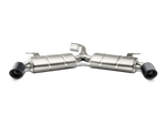 Akrapovic Volkswagen Golf GTI (VII) Slip-On Line (Titanium) w/ Carbon Tips MTP-VW/T/1H for Volkswagen Golf GTI MK7 2015-2017, side view