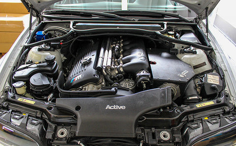 Fitment shot of Active Autowerke Prima Supercharger Kit for BMW E46 M3 