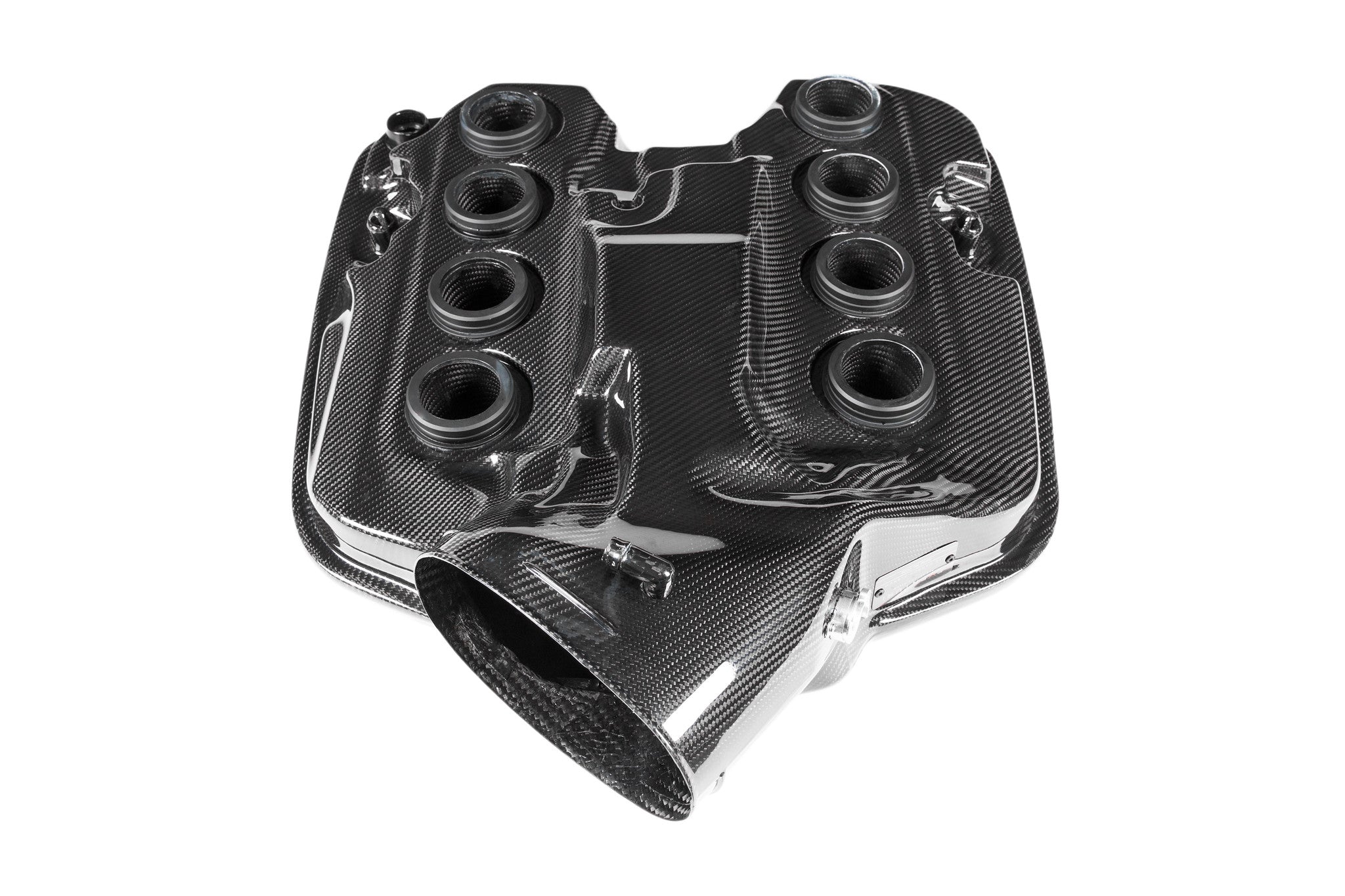 Eventuri Black Carbon Fiber Inlet Plenum Gloss for BMW M3 2008-2013 ...