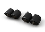 Remus Carbon 102mm Short Style Angled w/Titanium Internals Tail Pipe Set (Quad Tips)