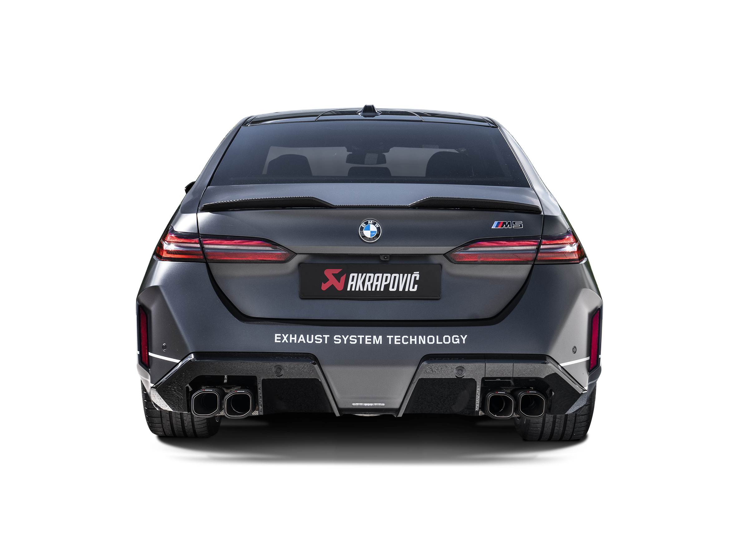 Akrapovic Tail Pipe Set (Carbon) TP-CT/79 for BMW M5 (G90) 2025-2026, top view