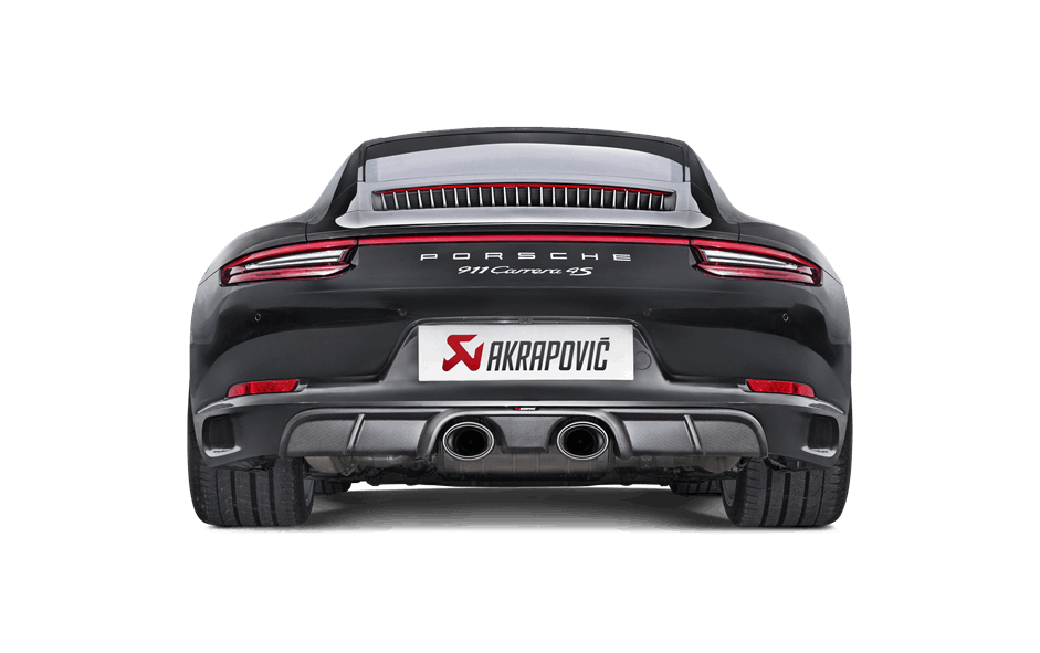 Akrapovic Porsche 911 Carrera S/4/4S/GTS (991.2) Rear Carbon Fiber Diffuser - Matte DI-PO/CA/3 for Porsche 911 Carrera/S/4/4S/GTS 991.2 2017-2019, side view
