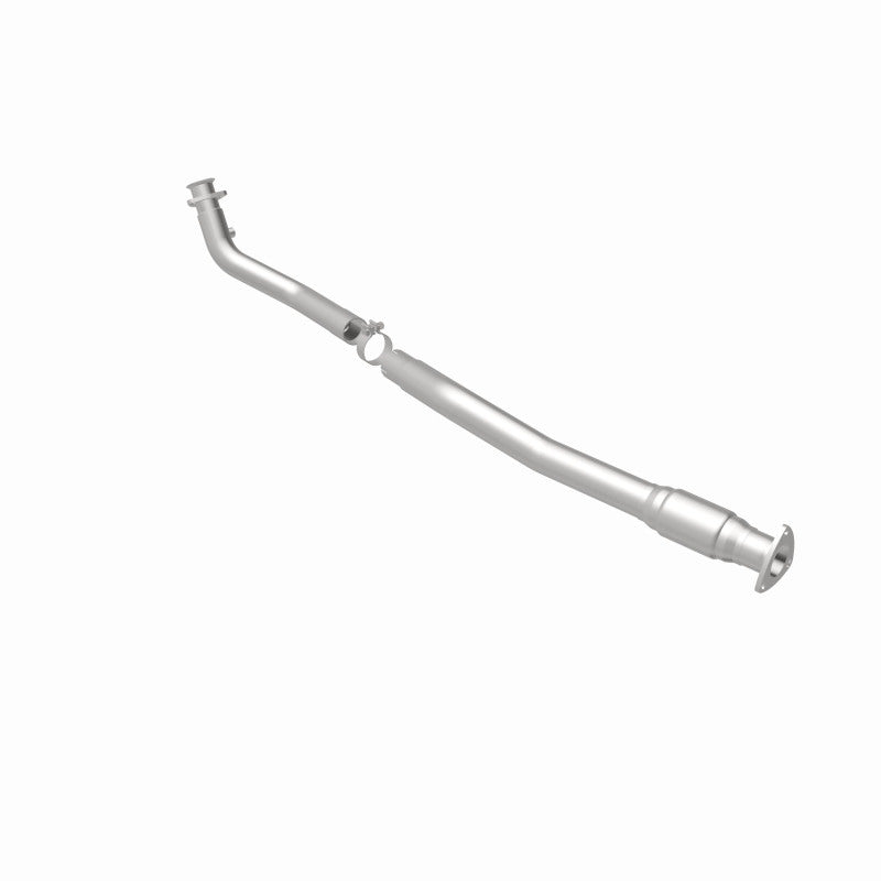 MagnaFlow 24231 hm grade direct-fit catalytic converter, rear view of the turntable spin
