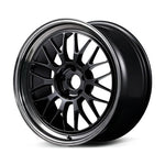 RAYS manufacturer illustration of 21A spec-PW in Pressed Double Black for 18x9.5 5x114.3 +0 mm listing; wheel on white background
