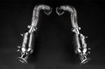 Pair of Capristo 718 GT4 RS sport OPF replacement pipes