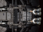 AWE Tuning 05-07 C6 Chevrolet Corvette 6.0L Track Edition Axleback Exhaust w/ Chrome Silver Tips