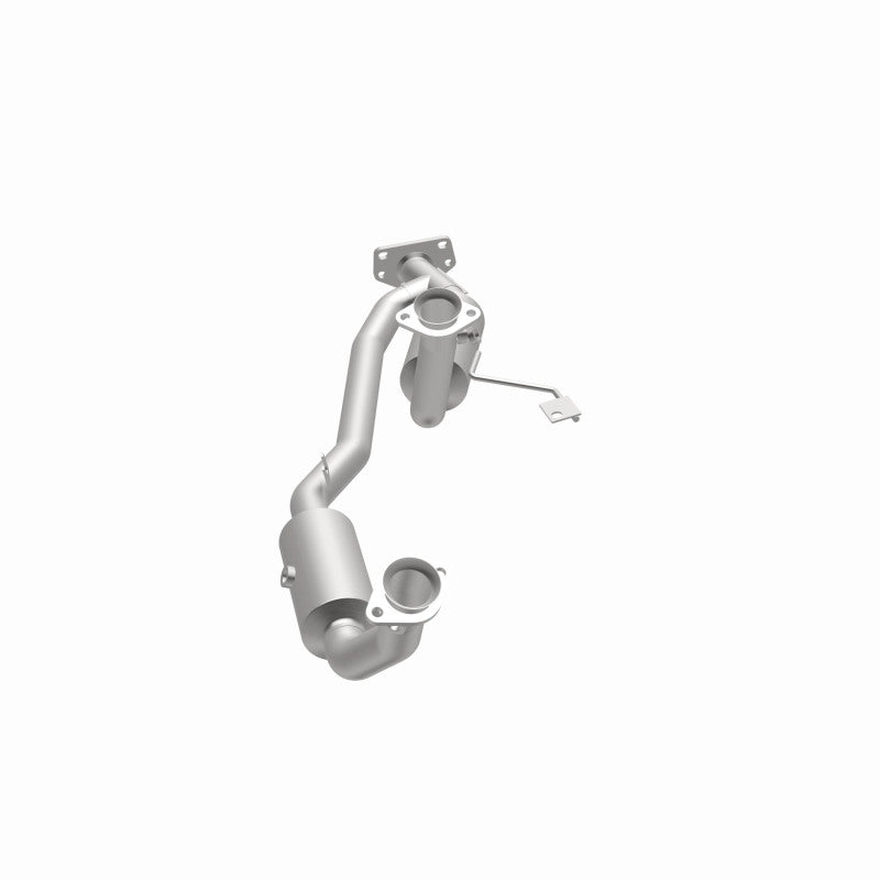 MagnaFlow 4551079 carb direct-fit catalytic converter, opposite side view of the turntable spin