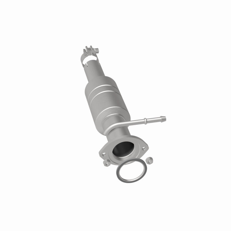 MagnaFlow 5592207 carb direct-fit catalytic converter, opposite side view of the turntable spin