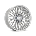 Vossen HFX-6 18x9 - 6x139.7 - ET0 - Super Deep Face - 106.1 - Silver Polished Wheel