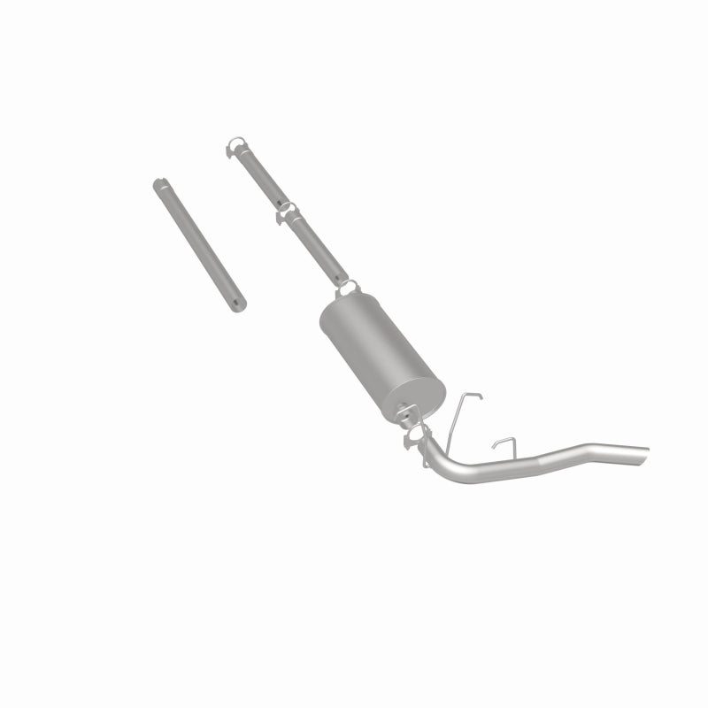 BRExhaust 106-0536 direct-fit exhaust kit, rear three-quarter view of the turntable spin