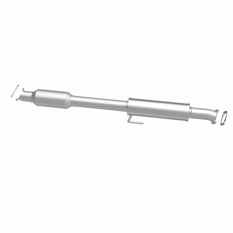 MagnaFlow 5561817 carb direct-fit catalytic converter, side view of the turntable spin