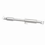MagnaFlow 5561817 carb direct-fit catalytic converter, side view of the turntable spin