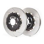 GiroDisc 2012 Mercedes-Benz C63 390mm Dimpled & Slotted Front Rotors