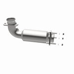 MagnaFlow 4481409 carb direct-fit catalytic converter, side view of the turntable spin