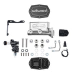 Wilwood MOPAR Compact Tandem M/C Kit w/ P-Valve 1in Bore - Chrome Powdercoat
