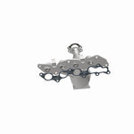 MagnaFlow 22-186 oem grade manifold converter, opposite side view of the turntable spin
