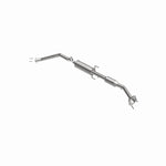 MagnaFlow 4481458 carb direct-fit catalytic converter, rear view of the turntable spin