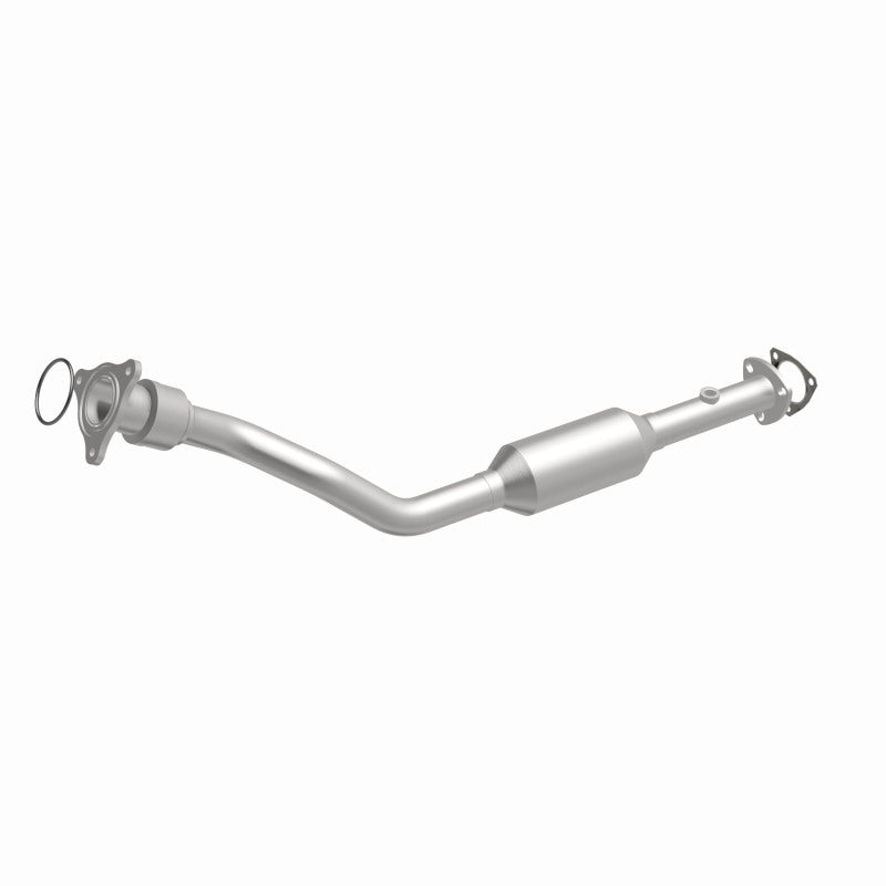 MagnaFlow 4561089 carb direct-fit catalytic converter, front three-quarter view of the turntable spin
