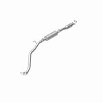 MagnaFlow 52845 oem grade direct-fit catalytic converter, rear view of the turntable spin