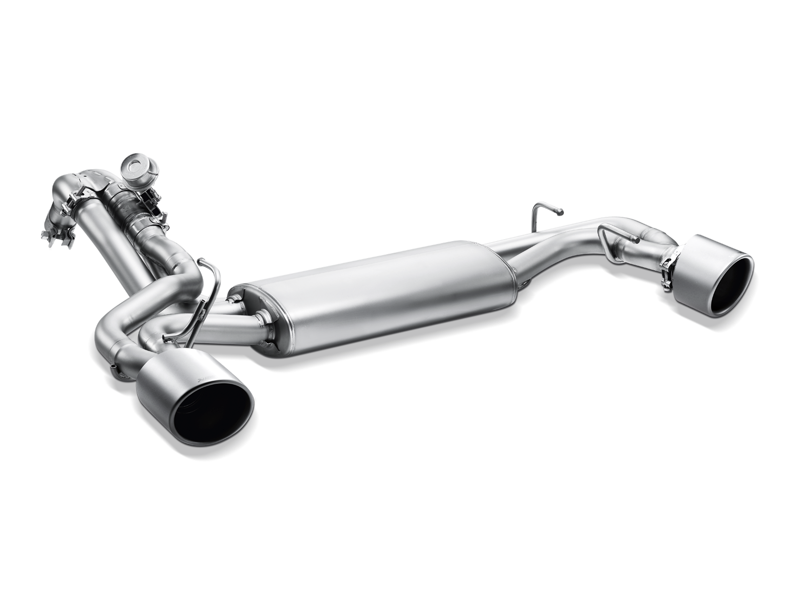 Akrapovic Slip-On Line (SS) M-FI/SS/1H for Fiat 500 Abarth (312) 2012-2017, close-up