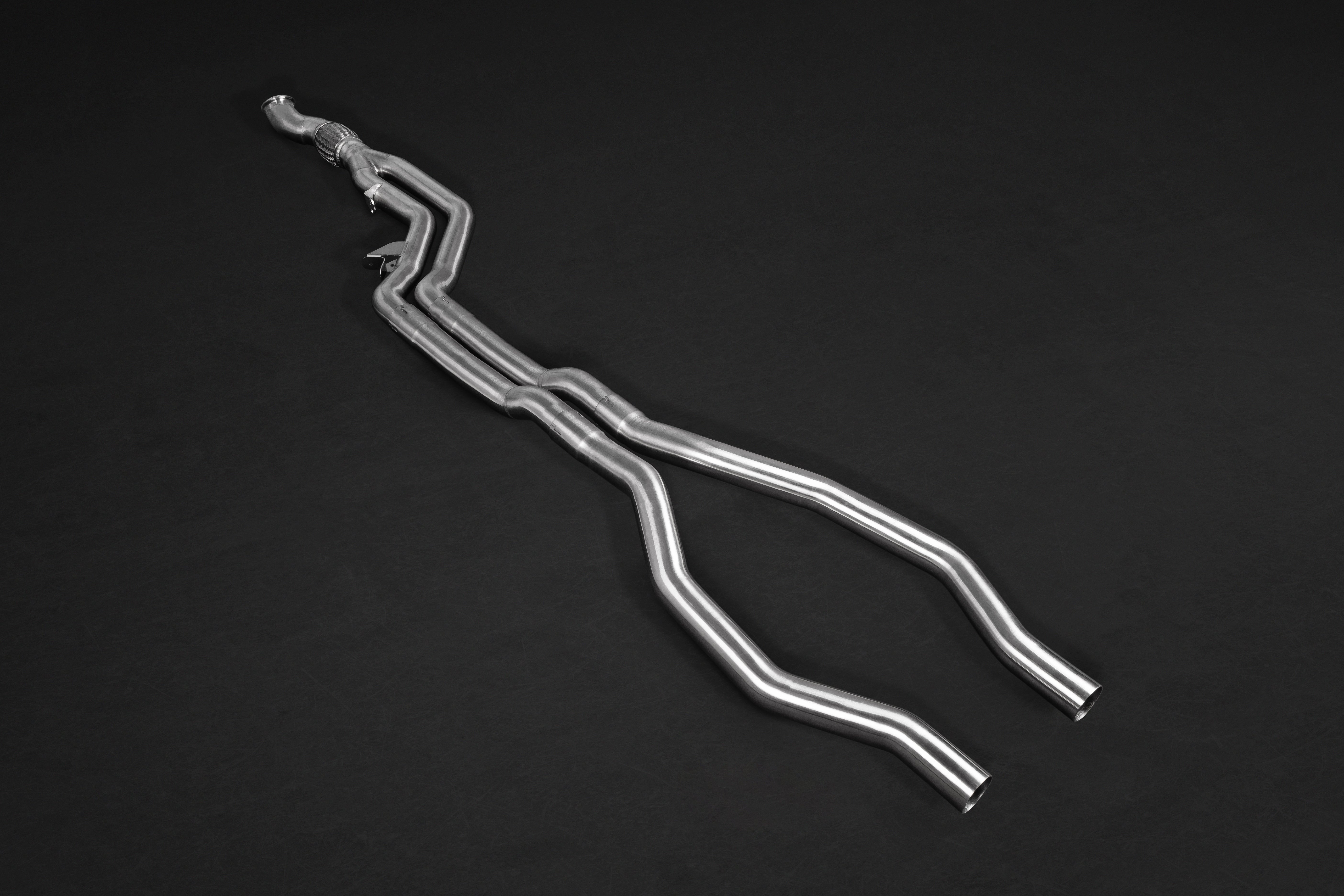 Capristo BMW M2 F87 stainless connecting pipes