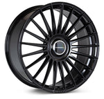 Vossen HF-8 22x10.5 / 5x112 BP / ET42 / 66.5 CB / Deep - Gloss Black Wheel