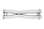 Fabspeed Ferrari 456 stainless X-pipe, side view