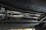Fabspeed 456 X-pipe installed under the car