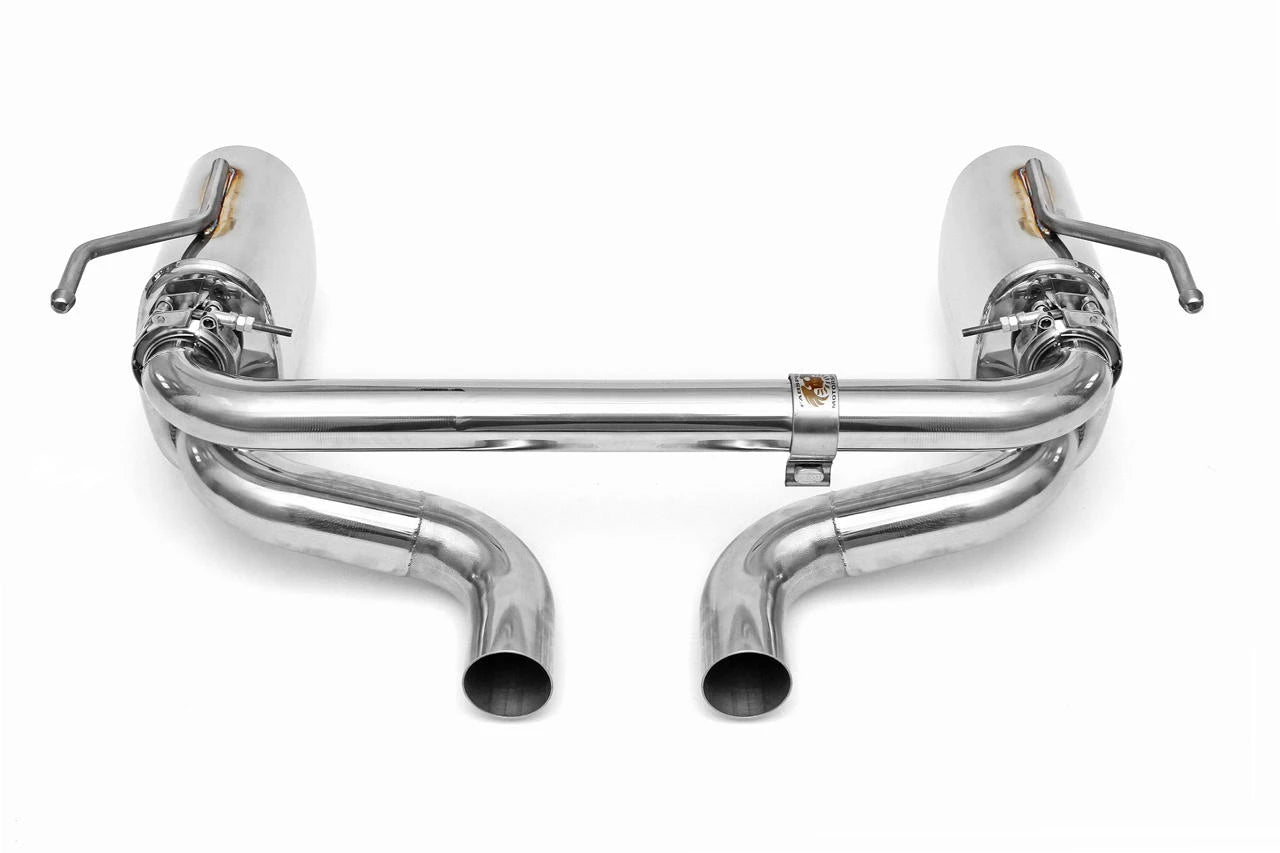 Fabspeed 458 Maxflo exhaust without tips for re-using factory tips