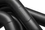 Close-up of the black ceramic coating on the 458 sport headers