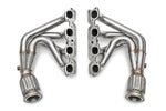 Fabspeed 458 sport headers, flange side view