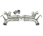 Fabspeed Ferrari 488 GTB/Spider valved exhaust, full system rear view