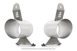Tip sleeves with mounting brackets for the 488 GTB valved exhaust