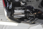 Fabspeed California T valved exhaust installed under the car