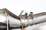 Weld and O2 bung detail on a Fabspeed F355 sport cat
